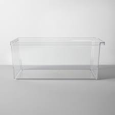 Keep your space clean with the idesign clarity divided cosmetic bin! Storage Bin Made By Design Target