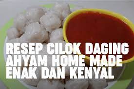 Pertama panaskan air, masukkan bawang putih, garam, parsley dan lada bubuk, aduk aduk sampai mendidih. Resep Membuat Pentol Cilok Daging Ayam Enak Dan Kenyal Home Made Keepburger