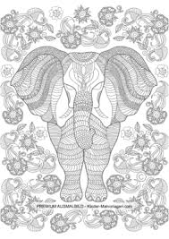 Wunderschone elefant ausmalbilder stockvektor c kchungtw. Tiere