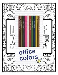 Office Colors Pages Bundle Coloring Pages Office Colors Descendants Coloring Pages