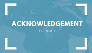Maybe you would like to learn more about one of these? Master Thesis Acknowledgement Template