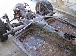 12 The Chassis For The Most Part Is Pretty Nice Not Much Rust Or Rot At All For A 35 Year Old Car Floor Pans Will Go And Be Replaced Wi