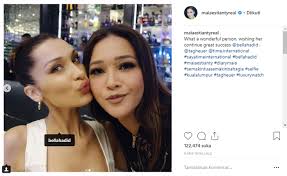 Whether gigi hadid had plastic surgery or not, she's definitely one of those lucky children who's inherited her mother, yolanda hadid's beauty. Makan Malam Dengan Maia Estianty Makanan Sederhana Yang Disantap Bella Hadid Jadi Sorotan Semua Halaman Nakita