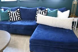 Yes, they can still get dirty, but the dark, muted blue doesn't show it. Blue Sofa Archives Melissa Roberts Interior Design Home Decor Blog