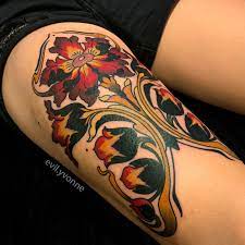 See more ideas about tattoos, body art tattoos, polish folk art. Tattoo Uploaded By Evil Yvonne Art Nouveau Polish Folk Flowers 1230340 Tattoodo