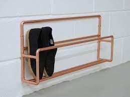 Browse our collection of wall mounted shelves to find the style that best suits your home. Wall Mounted Copper Shoe Rack Copper Shoe Rack Shoe Storage Rack Space Saver Shoe Rack Shoe Tidy Amazon Co Uk Handmade Products