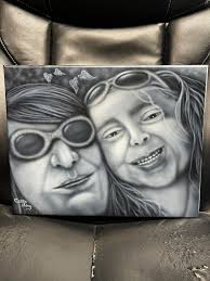 i titled this work 'gifted' because the canvas was a gift from my life  partner, whom im still grieving since losing him to suicide in july. his  name, 'aphiwe,' translates to 'gifted.'