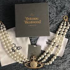 Vivienne westwood gold pearl pendant necklace (read description). Vivienne Westwood Jewelry Vivienne Westwood Gold Triple Pearl Necklace Poshmark