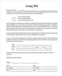 Legal forms ready in minutes. Free 9 Sample Living Will Forms In Pdf Ms Word
