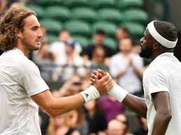Novak sweats his way past tough tiafoe. Uzljd3eue 3t M