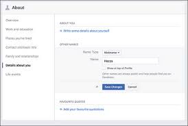 Jika tak ada logo letakkan gambar profile yang mengandungi nama bisnes anda. Cara Tukar Nama Anda Di Facebook Bagaimana Untuk Tutorial Pembangunan Web Terbaik