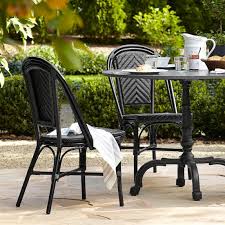 Here are a few creative ideas on adding a bistro set to your outdoor living. Parisian Bistro Indoor Outdoor Side Chair Williams Sonoma