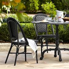 Therefore it is ideal to set beside your pool. Black Metal Bistro Table And Chairs Off 73