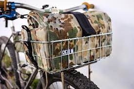 Dark Realm Wald Basket Bag Drip Camo Basket Bag Wald Touring Bike
