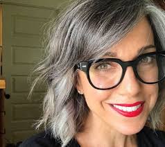 Man is doctor type, gray hair, glasses. Hair Trend Sporting Natural Gray Hair A Moment S Peace Salon Day Spa