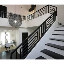 The lighting is of a yellowish hue, so it goes well with the railing. Modern Steel Railings Houzz