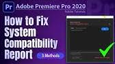Duel video cards or 1 video card for flight sim? Fixed Unsupported Video Driver Error For Premiere Pro 2020 Rees3d Com Youtube