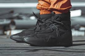 A Closer Look At The Nike Air Fear Of God 1 Noir In 2020 Nike Nike Air New Sneaker Releases