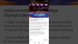 Sonam kapoor posted the images to her instagram account on friday, june 11, 2021. Tokyo Indian Wrestlers Anshu Malik And Sonam Malik Qualify For Olympics Door Shut On Sakshi Malik Youtube