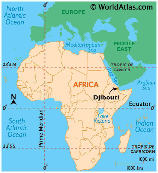 Bản đồ Djibouti - Địa Ốc Thông Thái