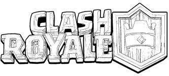 Clash royale is a mobile video game, based on the clash of clans universe. Coloring Page Clash Royale Logo Clash Royale 2