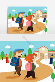 Tidak cuma kalangan anak kecil saja. Gambar Kartun Budak Pergi Sekolah Budak Kecil Kartun Yang Sejuk Membawa Beg Sekolah Untuk Pergi Ilustrasi Psd Percuma Muat Turun Pikbest It S High Quality And Easy To Use Negara Majj