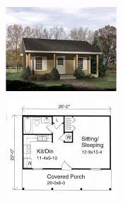 One Story Style House Plan 49127 With 1 Bed 1 Bath Tiny House Floor Plans Tiny House Plan Tiny House Plans