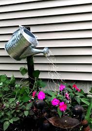 Solar Lighted Watering Can Solar Fairy Lights Watering Can Solar Garden Decor Metal Watering C Solar Garden Decor Solar Fairy Lights Outdoor Solar Fairy Lights