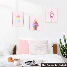 Check spelling or type a new query. Buy Candy Poster Rainbow Ice Cream Cotton Candy Wall Art Decor Girls Bedroom Wall Decor Modern Art Pink Poster Kids Room Decor Unframed Online In Italy B07s7tqkvz
