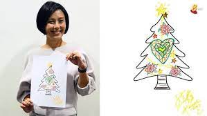 明星设计圣诞树女艺人篇 曾诗梅画作灵感圣诞节对我来说是一个散播爱的节日所以我在树的中央画了爱心色彩缤纷像万花筒一样树顶上画了2颗星星 因为只有1颗的话太单调所以再加1颗小星星星星相伴感觉更喜悦大星星是老 christmas movies merry christmas christmas