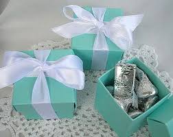 Favor Boxes Tiffany Co Blue 10 Piece Set By Allthingsangelas 14 99 Blue Wedding Favors Silver Wedding Favors Tiffany Baby Showers