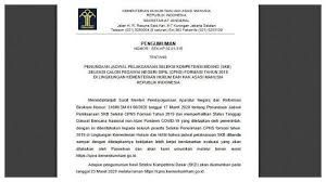 Dikutip kabarlumajang.com dari siaran pers resmi bkn dengan nomor : Hari Ini Hasil Skd Cnps 2019 Kemenkumham Diumumkan Cek Link Ini Ini Rilisnya Tribun Jateng