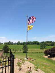 X the deluxe flag kit comes with a 3 ft. How To Choose A Locate For An In Ground Flagpole Flag Center Blog