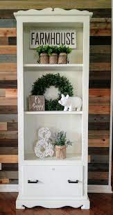 Country Bookshelf Shelf Decor Bedroom Bookcase Decor Farmhouse Bookshelf Decor