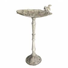 Clgarden vgt abreuvoir pour oiseaux bain d'oiseaux abreuvoir pour oiseaux avec pied pour pourquoi, dans un abreuvoir à oiseaux, le niveau de l'eau restetil le même tant qu'il y a de l'eau dans. Bain A Oiseaux Fleur Sur Pied Abreuvoir Mangeoire Perchoir En Fonte Grise 26x29x49cm 49 Cdiscount