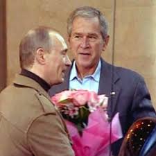 Bush and Putin meet for last summit ...