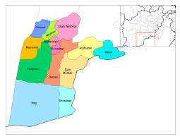 Amazon com map poster afghanistan administrative divisions 24 x20. Panjwayi District Wikipedia