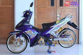 Modif striping jupiter z1 biru!! Modifikasi Jupiter Mx 2012 Pariaman Pertama Dirilis Surprise Disambut Prestasi