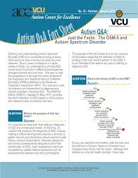 In the new diagnostic manual for psychiatric disorders, asperger syndrome will be folded into autism spectrum disorder. Content Vcu Autism Center For Excellence