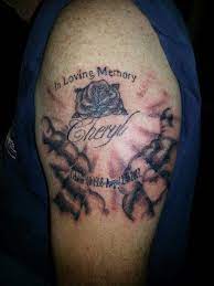 Whether you ink a photo of a loved one or a special symbol in remembrance, memorial tattoos for men are the ultimate way to remember the deceased. In Loving Memory Tattoo By Chrisboehler On Deviantart
