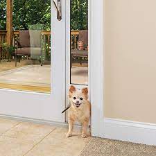However, it doesn't block out the extreme. Amazon Com Petsafe Freedom Aluminum Patio Panel Great For Apartments And Rentals Adjustable 76 13 16 In To 80 11 16 In Quick Diy Installation No Cutting Into Your Existing Door Small Pet Doors Pet Supplies