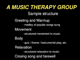 A music therapist's list of 30 songs for use with older adults in a music therapy group. Ppt Music Therapy Empowering People Living With Alzheimer S Disease Powerpoint Presentation Id 1350975