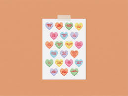 TS candy Hearts Digital Art Print - Etsy Hong Kong