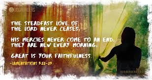 Prayer Pointers: Lamentations 3:22-23 (ESV) - The Steadfast Love ...