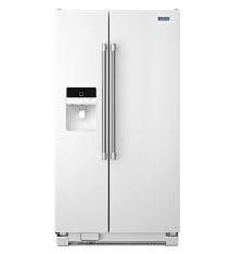 Bisque French Door Refrigerator With Water Dispenser Pin By Shaun Blake On Harbor View Remodel Planning Side By Side Refrigerator Tall Cabinet Storage Locker Storage