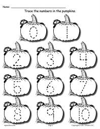 Printable Pumpkin Number Tracing Worksheets 1 20 Numbers Preschool Halloween Worksheets Preschool Number Worksheets