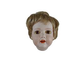 VTG J.D.K Jr Repro Doll Head Made In Germany Wig 1982 Hilda Duncan  Enterprises