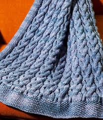 Make a stunning afghan to add a bit of coziness to your home! Reversible Cabled Blanket Cable Knit Baby Blanket Baby Blanket Knitting Pattern Blanket Knitting Patterns