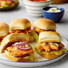 Buffalo Chicken Sliders Recipe How To Make It Taste Of Home