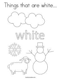 Easter lily cross coloring page / two sizes included: Things That Are White Coloring Page Twisty Noodle